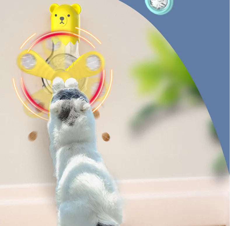 Interaktives Spielzeug für Haustiere – Bärenformiger Futterspender mit Drehbaren Armen
