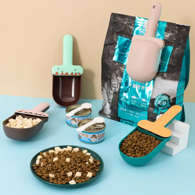 Futtermesslöffel für Hunde und Katzen – Niedlicher Eisbecher Design Futterlöffel