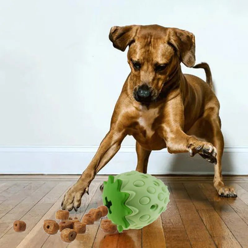 Kauspielzeug für Hunde – Interaktives Spielzeug in Erdbeerform Aus Gummi