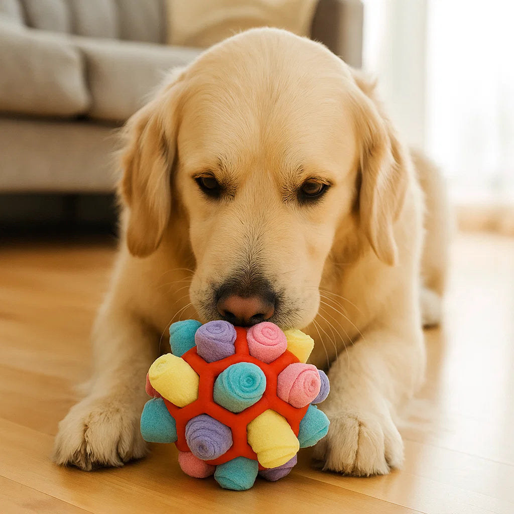 Interaktiver Leckerliball für Hunde