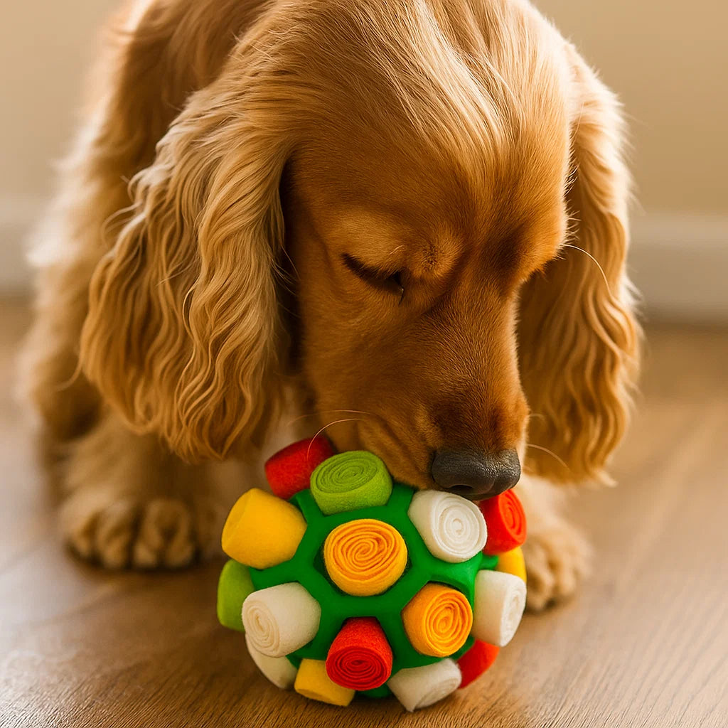 Interaktiver Leckerliball für Hunde