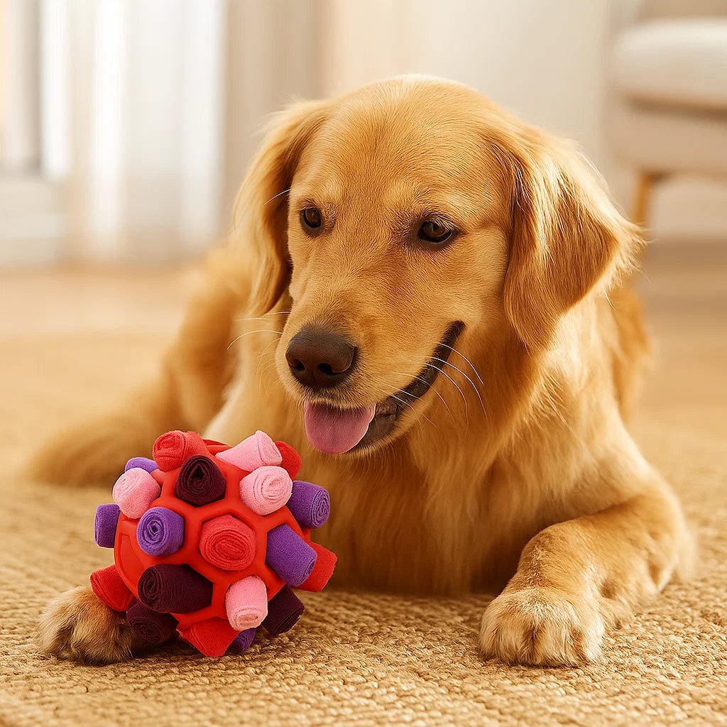 Interaktiver Leckerliball für Hunde