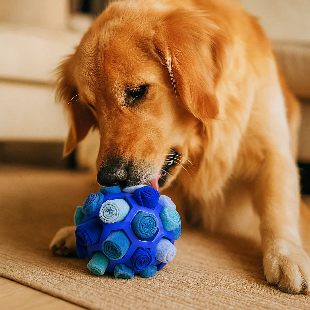 Interaktiver Leckerliball für Hunde