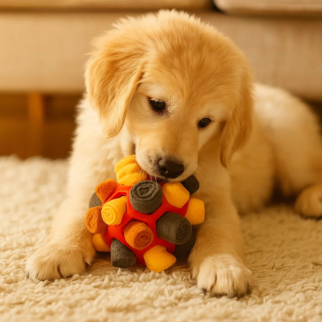 Interaktiver Leckerliball für Hunde