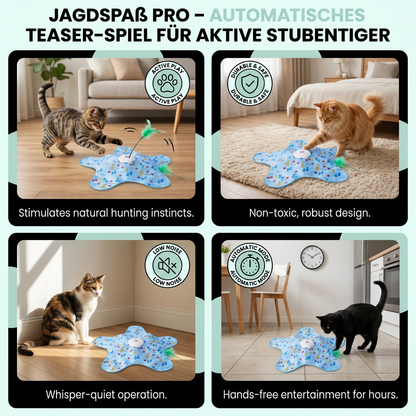 JagdSpaß Pro – Automatisches Teaser-Spiel für aktive Stubentiger