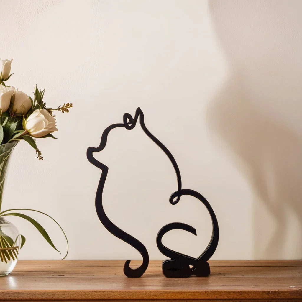 Dekorative Tierfiguren im Modernen Stil