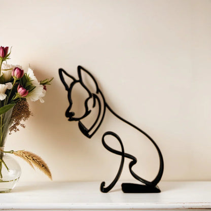 Dekorative Tierfiguren im Modernen Stil