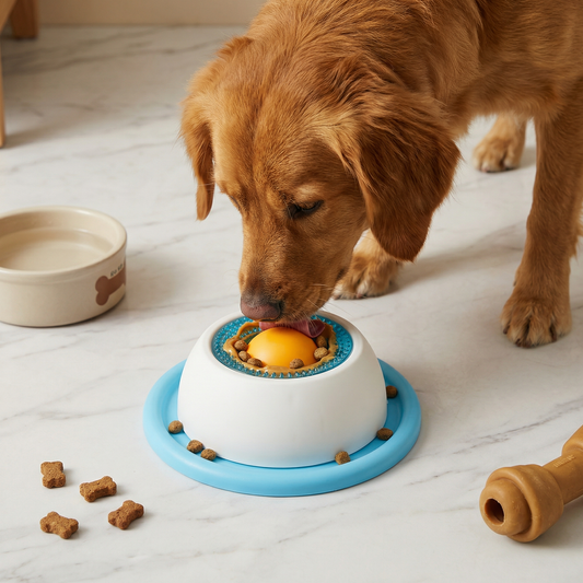 Interaktiver Leckspielzeug-Snackteller – Slow Feeder für Hunde