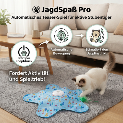 JagdSpaß Pro – Automatisches Teaser-Spiel für aktive Stubentiger